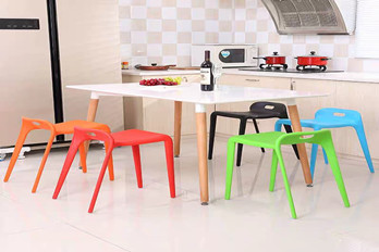 Plastic stackable dining chair/PP-615